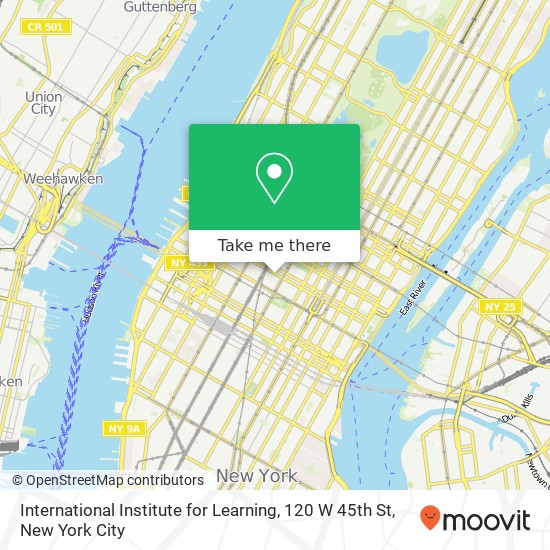 International Institute for Learning, 120 W 45th St map