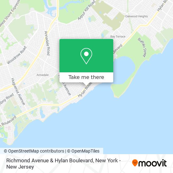 Mapa de Richmond Avenue & Hylan Boulevard