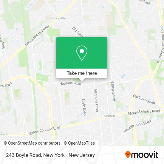 243 Boyle Road map