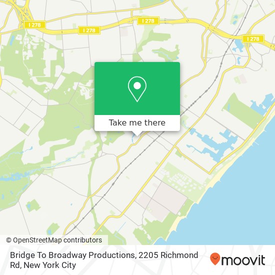 Mapa de Bridge To Broadway Productions, 2205 Richmond Rd