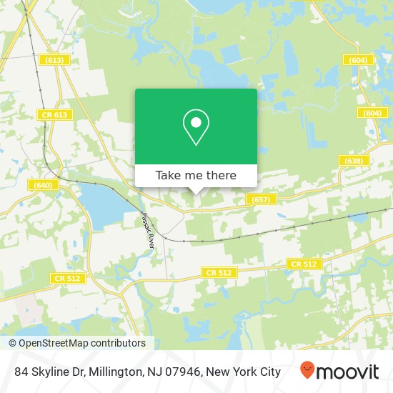 84 Skyline Dr, Millington, NJ 07946 map