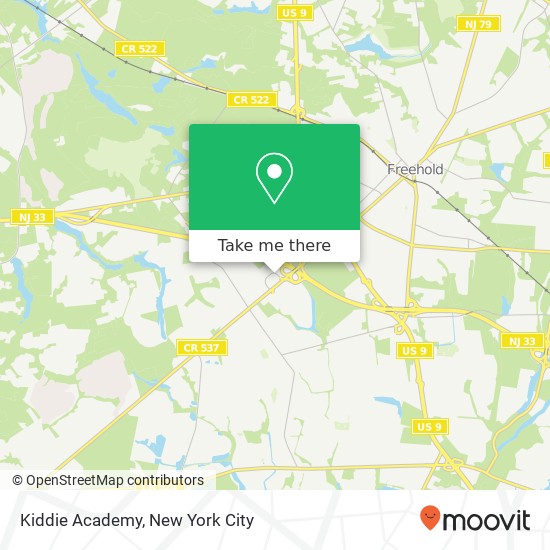 Kiddie Academy, 45 Gibson Pl map