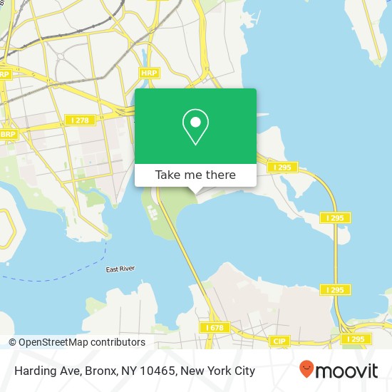 Harding Ave, Bronx, NY 10465 map