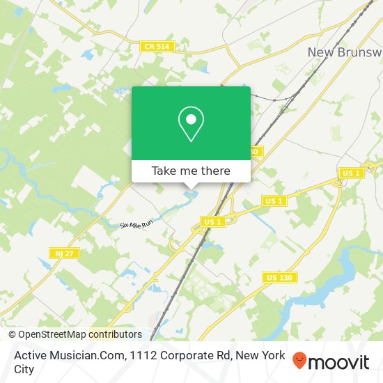 Mapa de Active Musician.Com, 1112 Corporate Rd