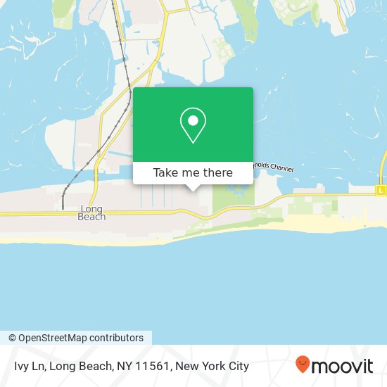 Ivy Ln, Long Beach, NY 11561 map