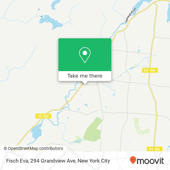 Mapa de Fisch Eva, 294 Grandview Ave