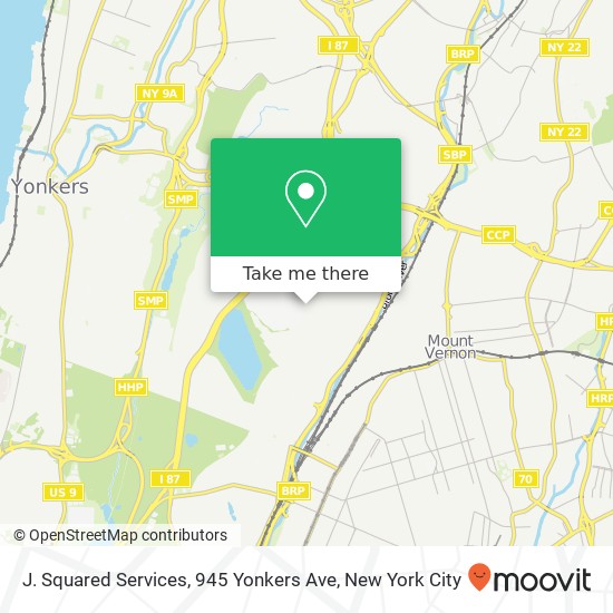 J. Squared Services, 945 Yonkers Ave map