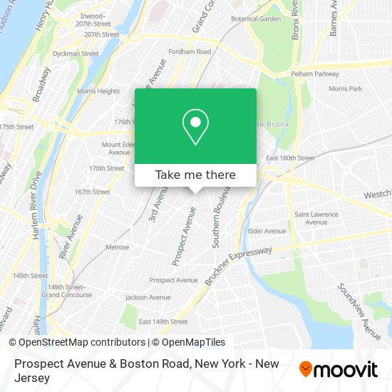 Mapa de Prospect Avenue & Boston Road