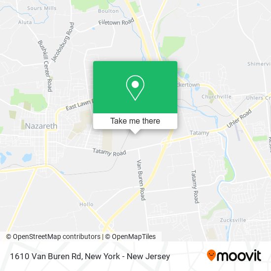 Mapa de 1610 Van Buren Rd