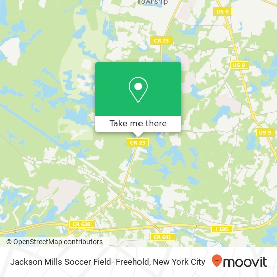 Jackson Mills Soccer Field- Freehold, 334 Jackson Mills Rd map