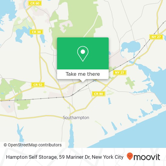 Hampton Self Storage, 59 Mariner Dr map