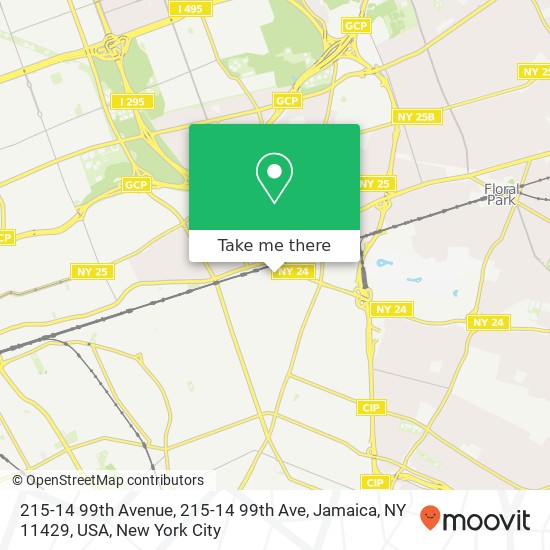 215-14 99th Avenue, 215-14 99th Ave, Jamaica, NY 11429, USA map