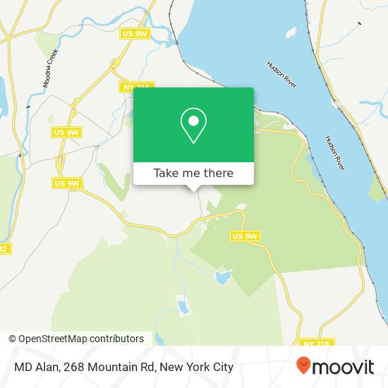 Mapa de MD Alan, 268 Mountain Rd