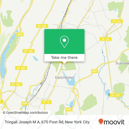 Mapa de Tringali Joseph M A, 670 Post Rd