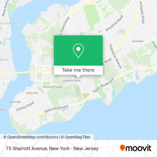 Mapa de 75 Sharrott Avenue