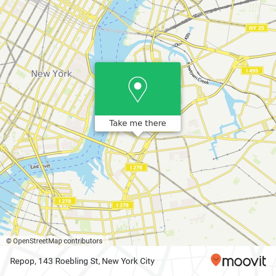 Mapa de Repop, 143 Roebling St