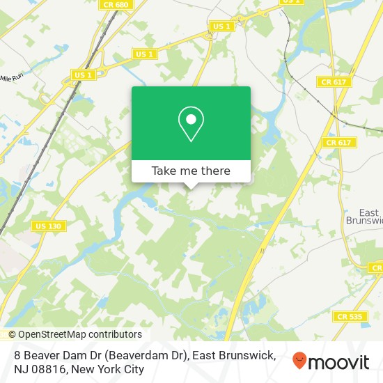 8 Beaver Dam Dr (Beaverdam Dr), East Brunswick, NJ 08816 map