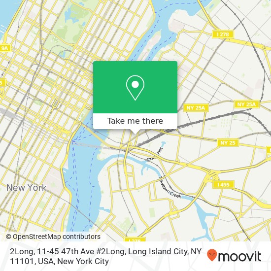 Mapa de 2Long, 11-45 47th Ave #2Long, Long Island City, NY 11101, USA