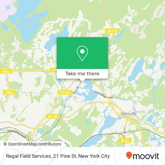 Mapa de Regal Field Services, 21 Pine St