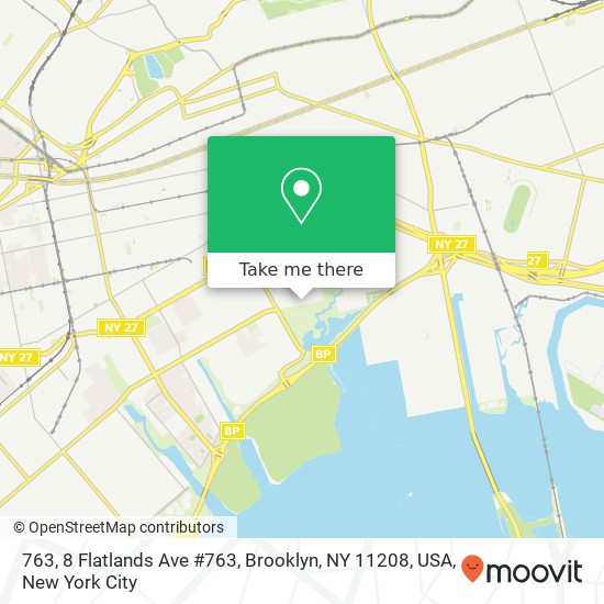 763, 8 Flatlands Ave #763, Brooklyn, NY 11208, USA map