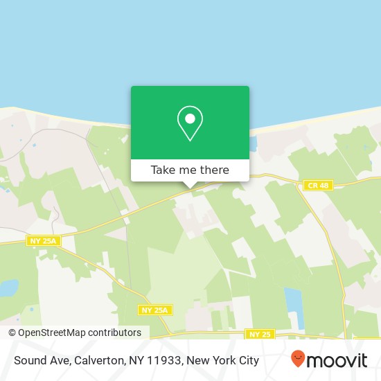 Mapa de Sound Ave, Calverton, NY 11933