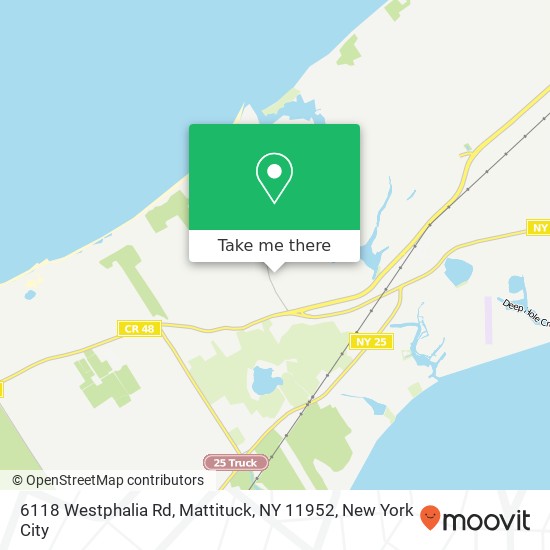 Mapa de 6118 Westphalia Rd, Mattituck, NY 11952