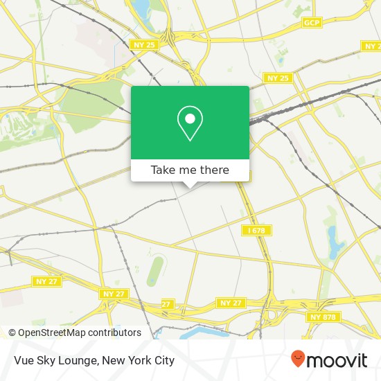 Vue Sky Lounge map