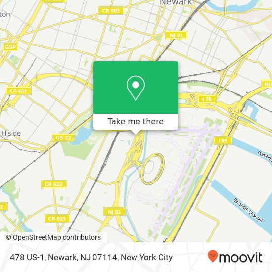 478 US-1, Newark, NJ 07114 map