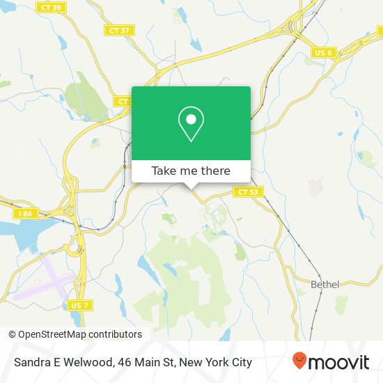 Mapa de Sandra E Welwood, 46 Main St