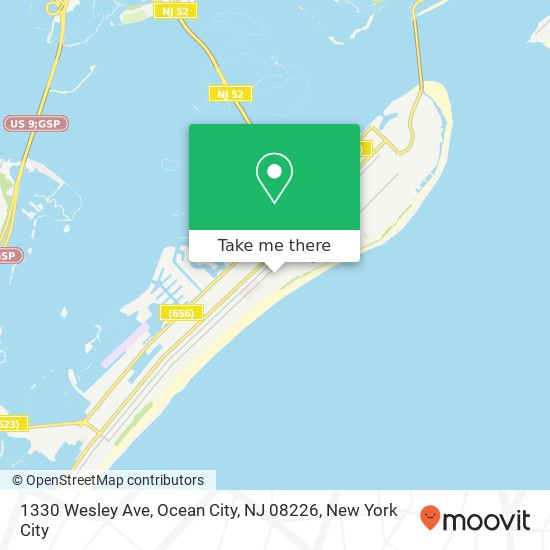1330 Wesley Ave, Ocean City, NJ 08226 map