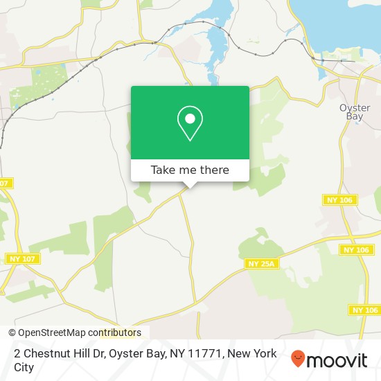 2 Chestnut Hill Dr, Oyster Bay, NY 11771 map