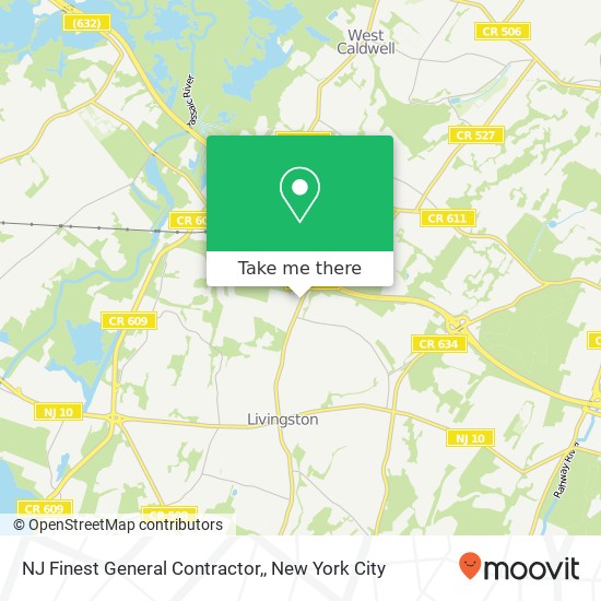 Mapa de NJ Finest General Contractor,