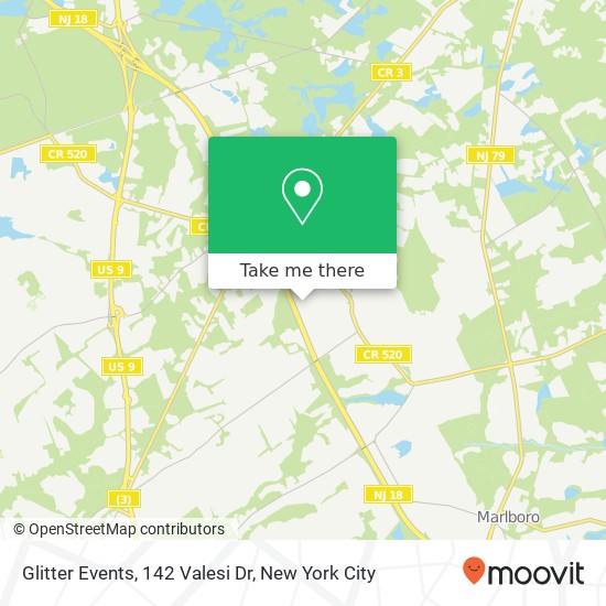 Glitter Events, 142 Valesi Dr map