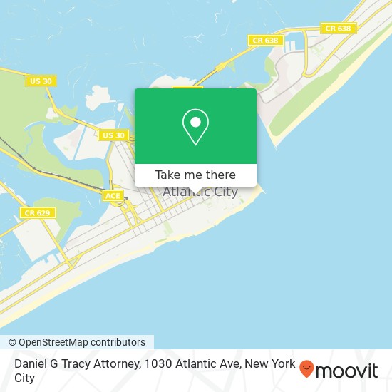 Daniel G Tracy Attorney, 1030 Atlantic Ave map