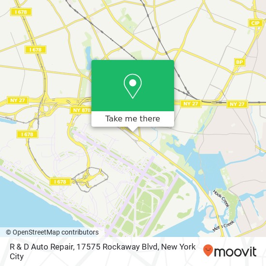 R & D Auto Repair, 17575 Rockaway Blvd map