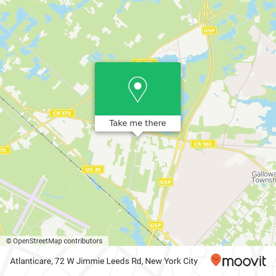 Atlanticare, 72 W Jimmie Leeds Rd map