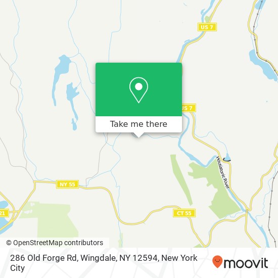 286 Old Forge Rd, Wingdale, NY 12594 map