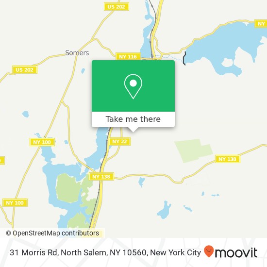 Mapa de 31 Morris Rd, North Salem, NY 10560