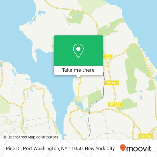 Pine Dr, Port Washington, NY 11050 map