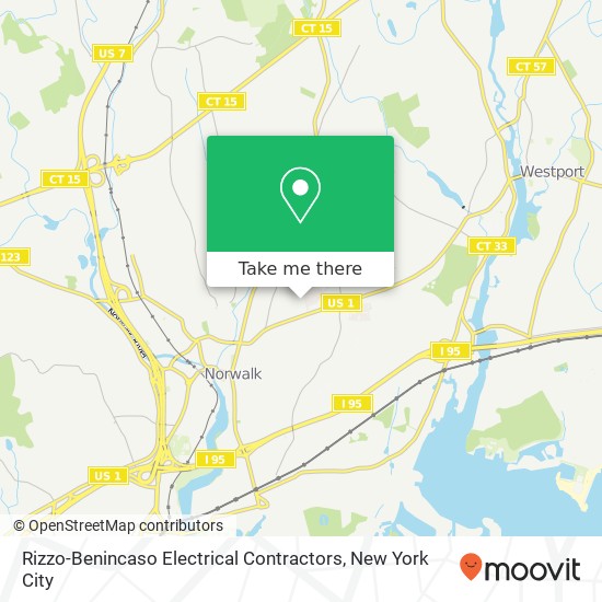 Rizzo-Benincaso Electrical Contractors map