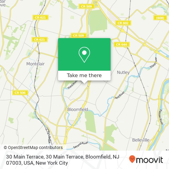 30 Main Terrace, 30 Main Terrace, Bloomfield, NJ 07003, USA map