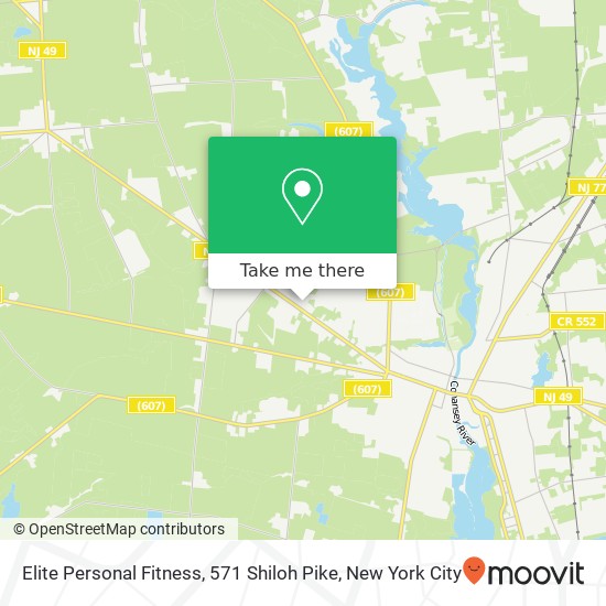 Elite Personal Fitness, 571 Shiloh Pike map