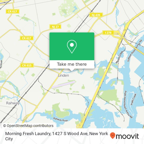 Morning Fresh Laundry, 1427 S Wood Ave map