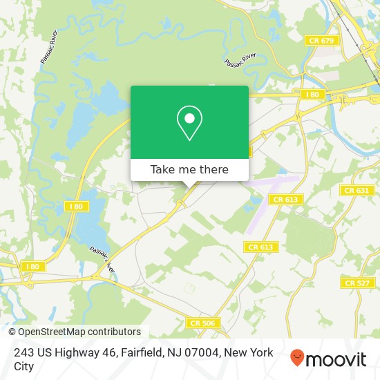 243 US Highway 46, Fairfield, NJ 07004 map