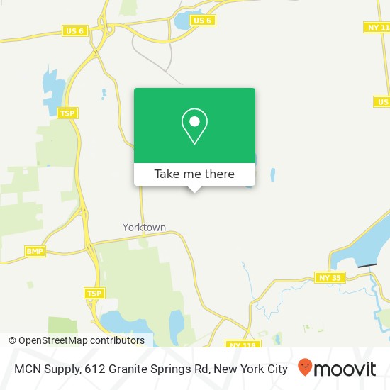 MCN Supply, 612 Granite Springs Rd map