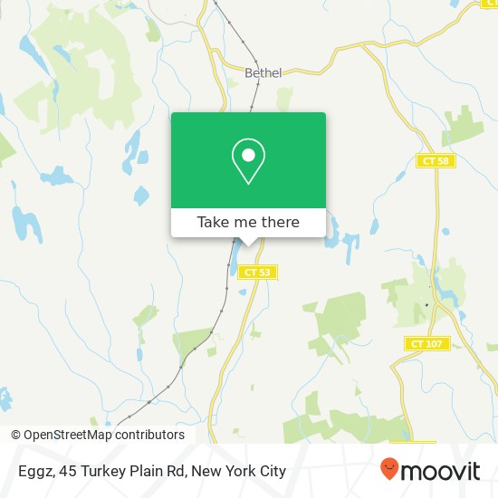 Mapa de Eggz, 45 Turkey Plain Rd