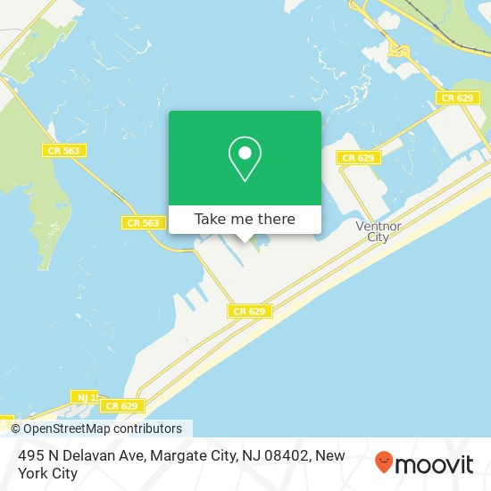 495 N Delavan Ave, Margate City, NJ 08402 map