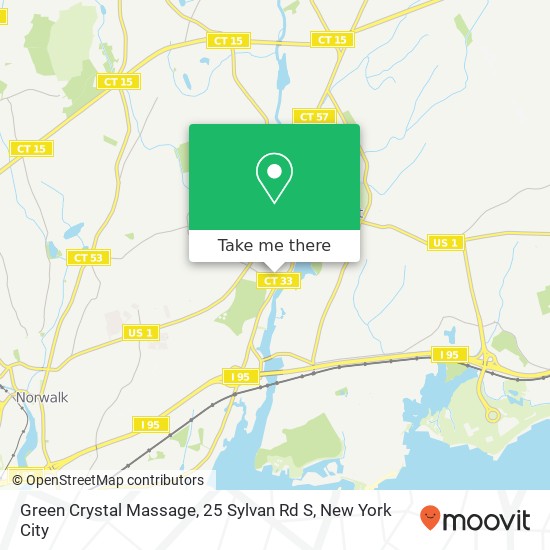 Green Crystal Massage, 25 Sylvan Rd S map