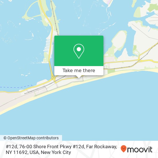 #12d, 76-00 Shore Front Pkwy #12d, Far Rockaway, NY 11692, USA map