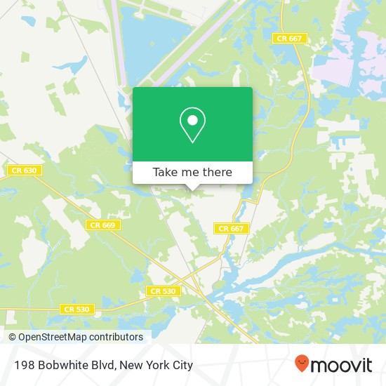 198 Bobwhite Blvd, Browns Mills, NJ 08015 map